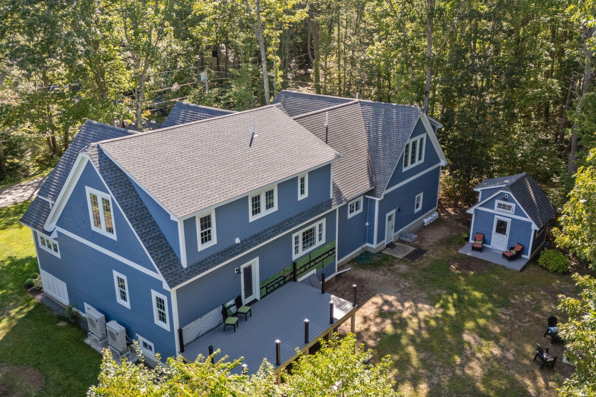28 Riverlocks Road Kennebunk, ME 04043 - Photo 78 of 86 Back Yard Aerial