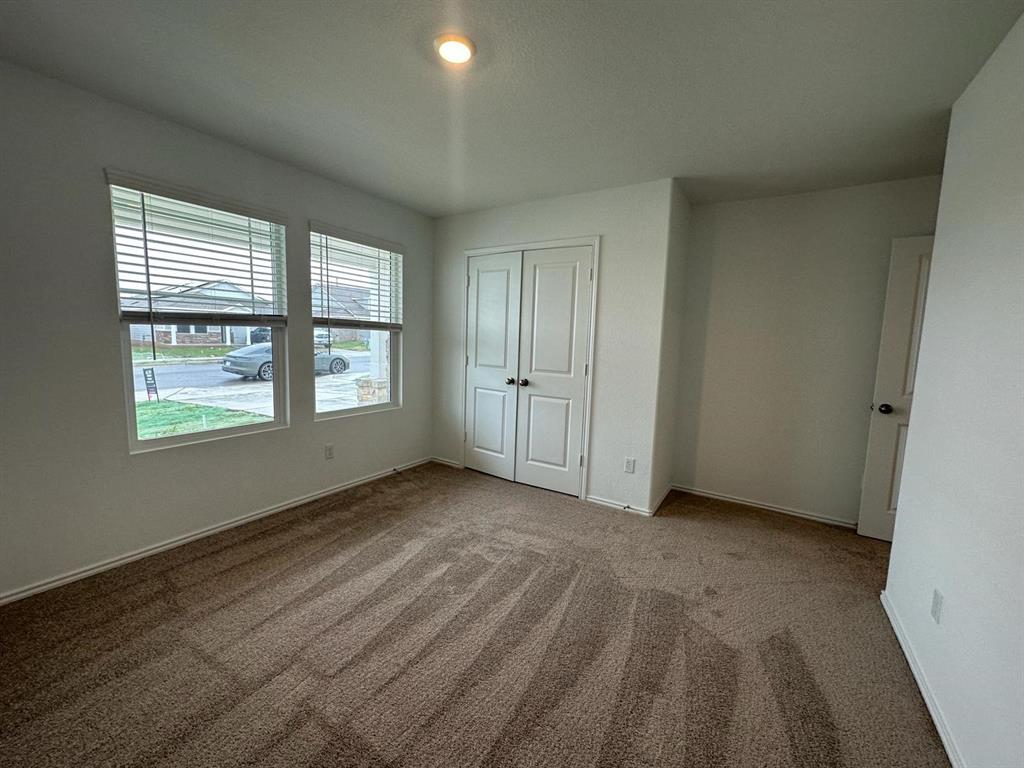 346 Carmello Kyle, TX 78640 - Photo 15 of 39 Unfurnished bedroom featuring carpet flooring and a closet