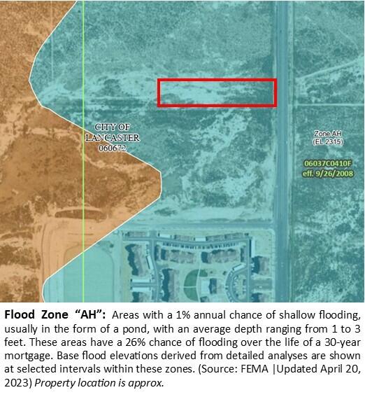 30th Street West Lancaster, CA 93536 - Photo 4 of 4 Zoning Map