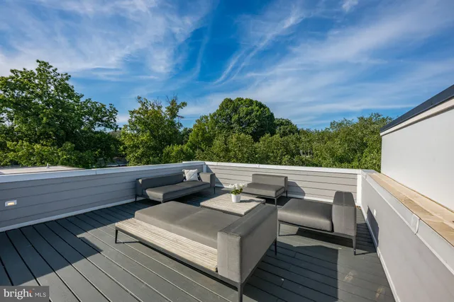 a view of couches in the roof deck