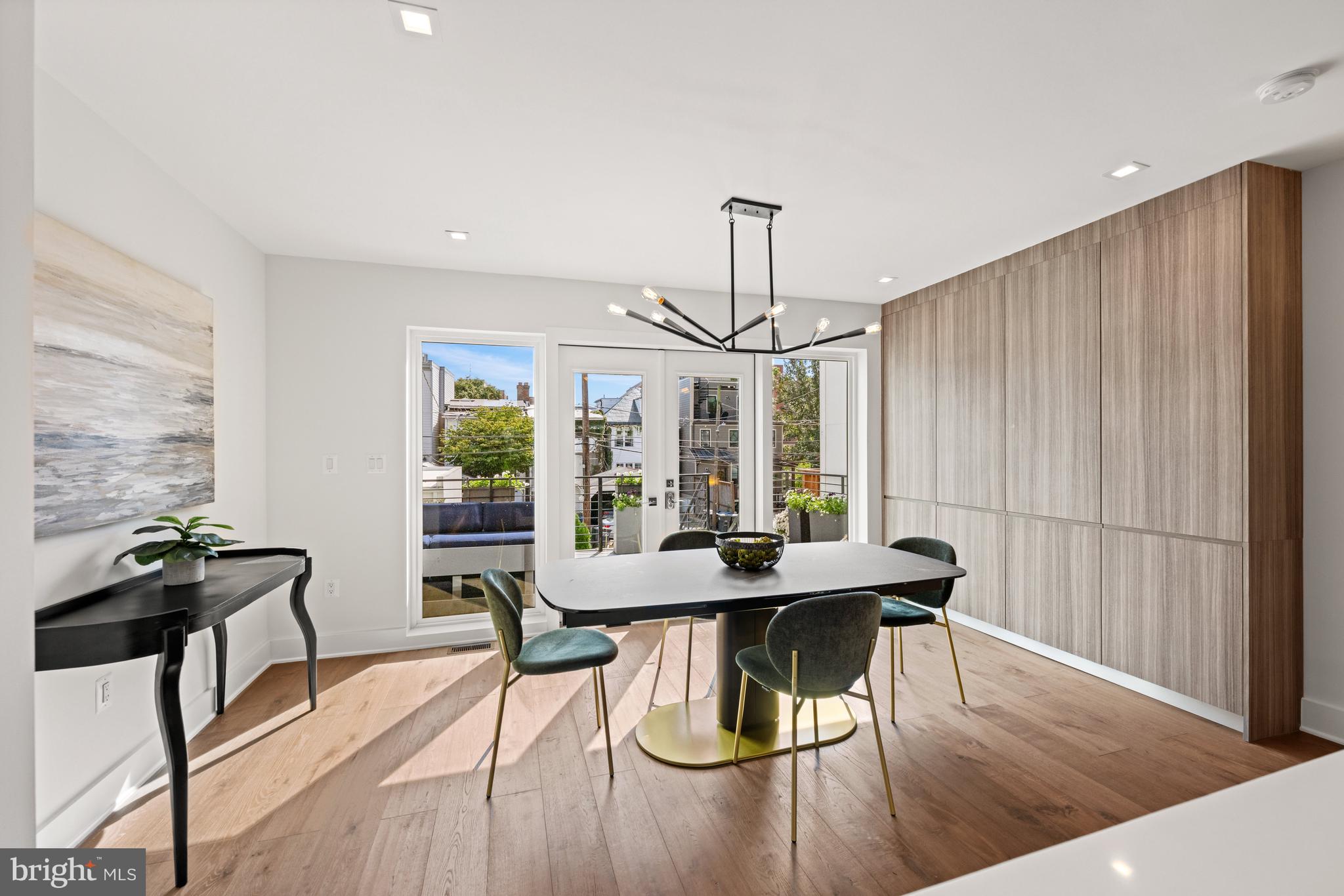 3728 R Street Northwest Washington, DC 20007 - Photo 6 of 34 a view of a dining room with furniture window and outside view