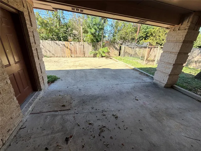 a view of outdoor space and balcony
