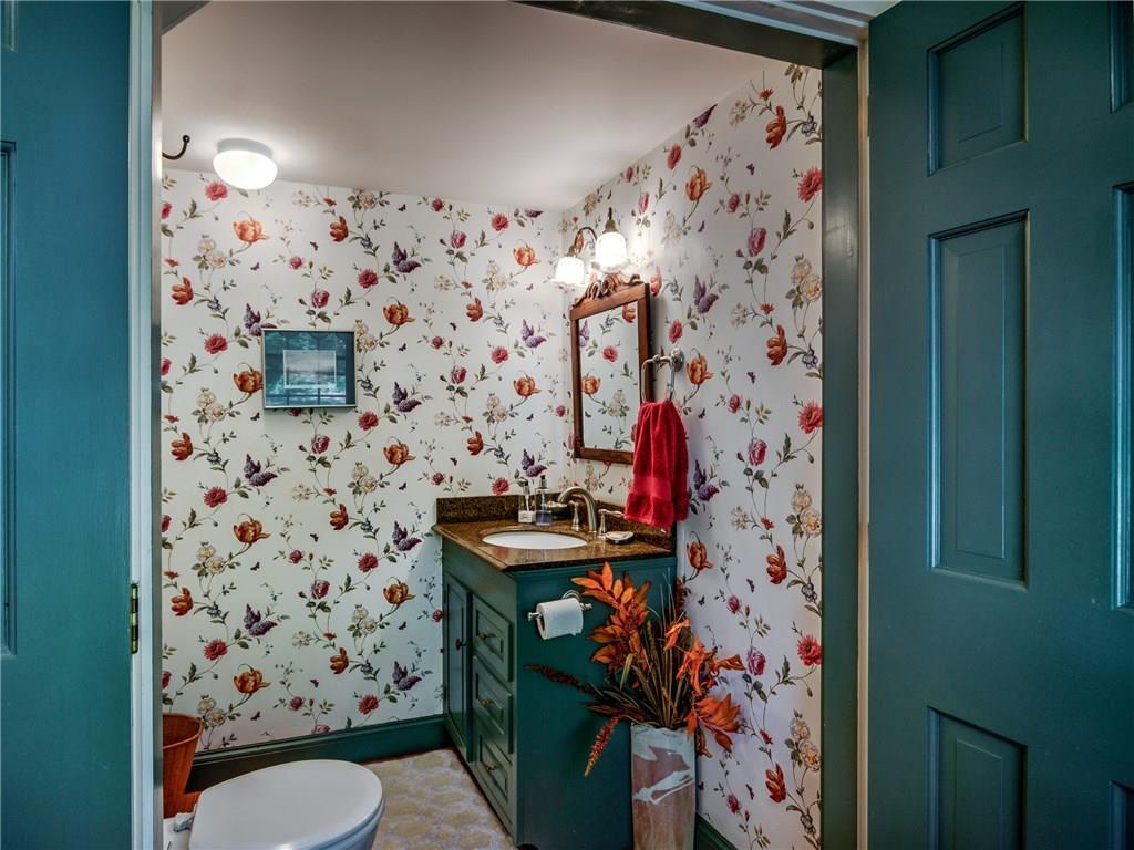 12 Leeman Road Orrs Island, ME 04066 - Photo 17 of 34 This cheery half bath is perfectly...