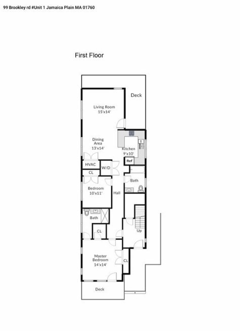 99 Brookley Road, Unit 1 Boston, MA 02130 - Photo 19 of 20