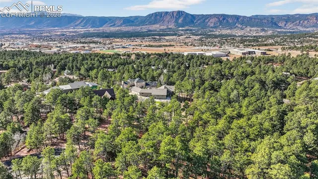 a view of a city with mountain view
