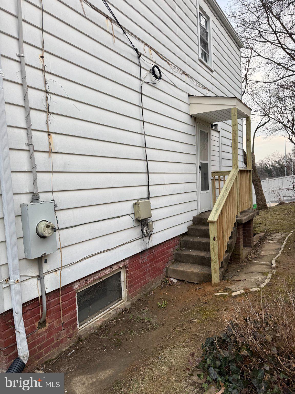 1608 13th Road South Arlington, VA 22204 - Photo 15 of 15 Charming side entrance with steps.