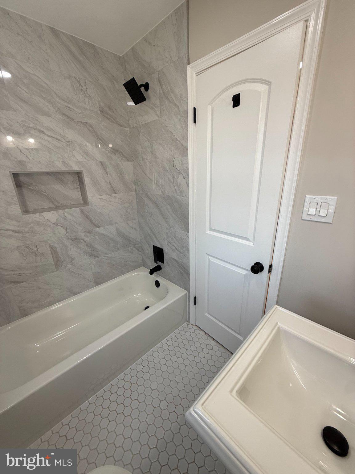 1608 13th Road South Arlington, VA 22204 - Photo 5 of 15 Modern bathroom with elegant finishes.