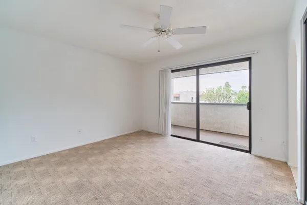 a bathroom with a sink vanity and a mirror