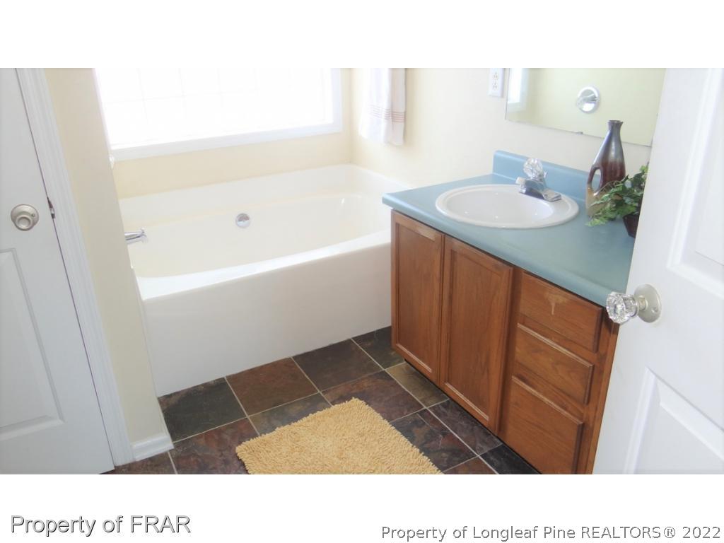 209 Pecan Trace Road Raeford, NC 28376 - Photo 18 of 31 a bathroom with a sink a toilet and a bathtub