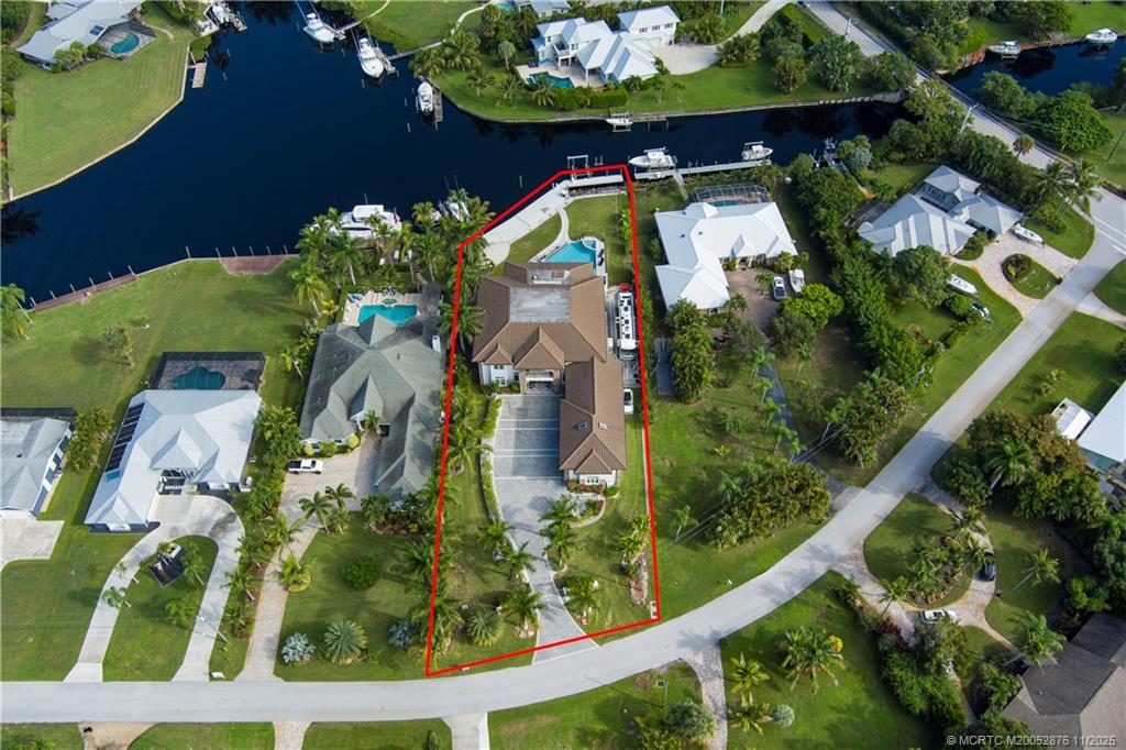 2346 Northwest Fork Road Stuart, FL 34994 - Photo 71 of 100 an aerial view of a house