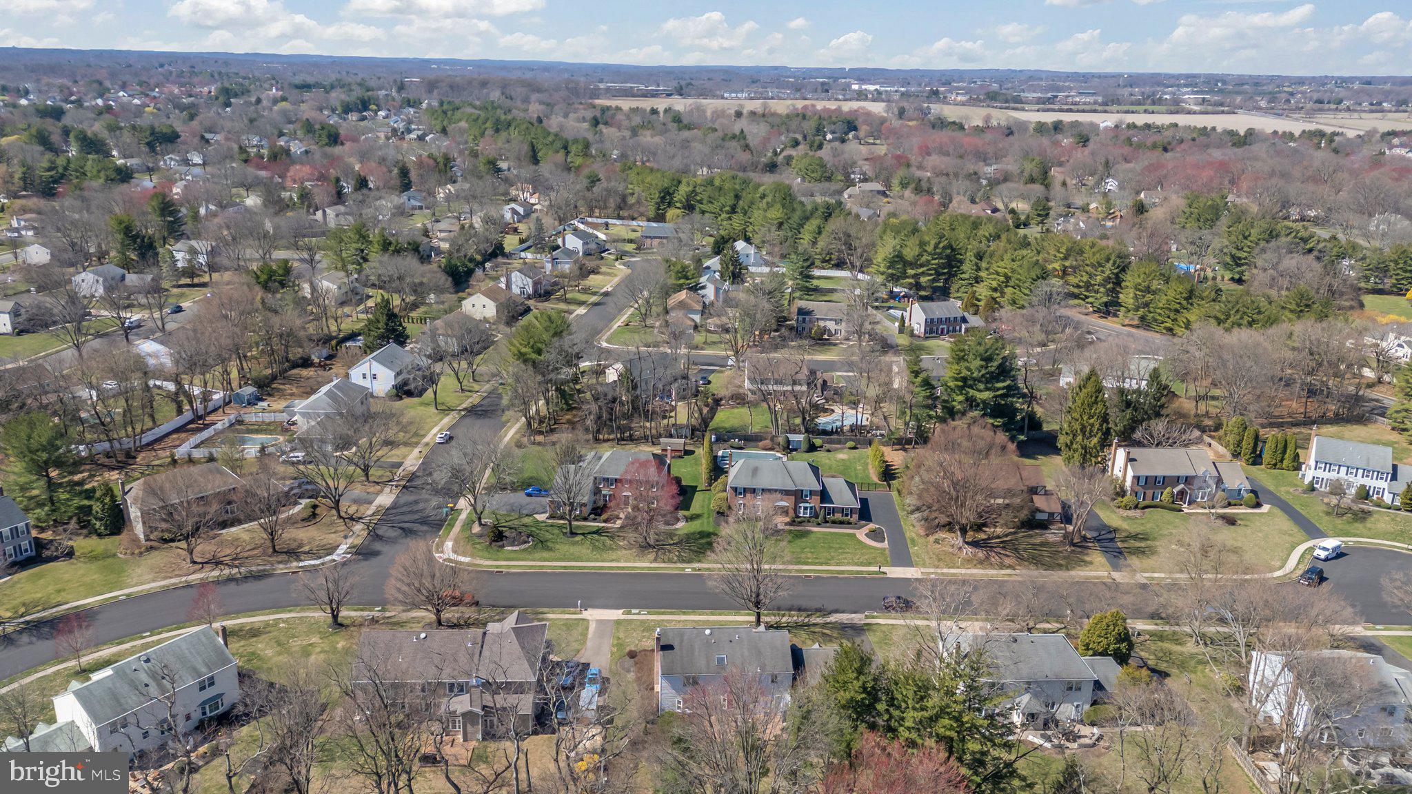 876 Henry Drive Yardley, PA 19067 - Photo 65 of 65 Aerial View