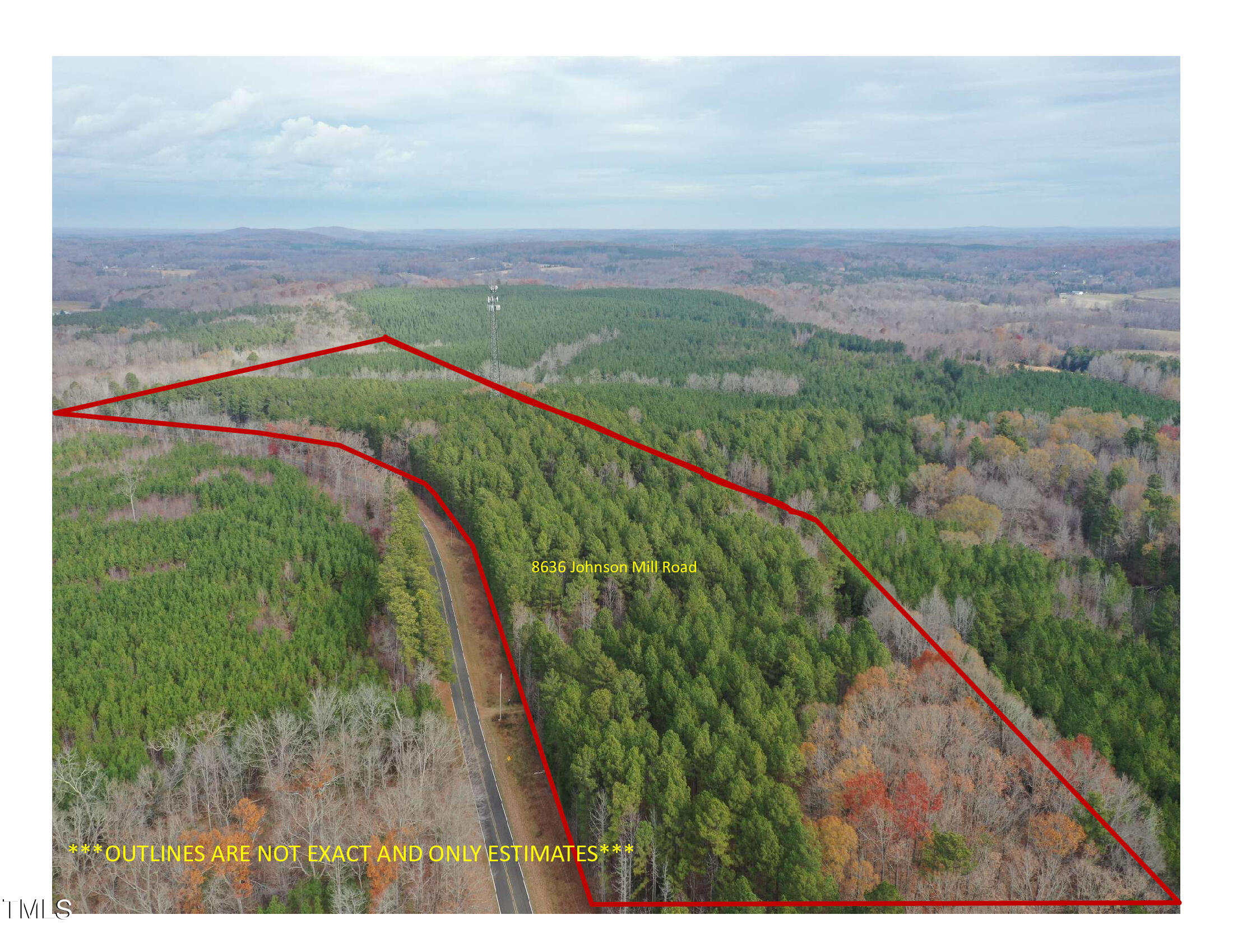 8636 Johnson Mill Road Bahama, NC 27503 - Photo 18 of 21 8636-Johnson-Mill-Road-Outline