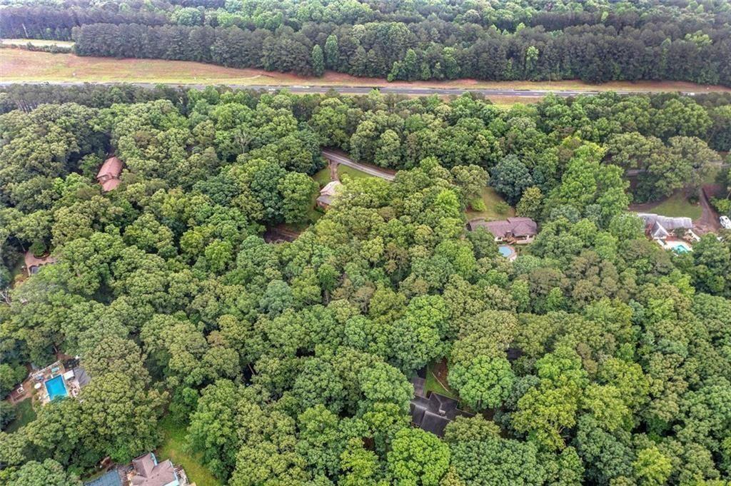 286 Hilton Way Canton, GA 30114 - Photo 55 of 59 an aerial view of residential house with outdoor space and trees all around