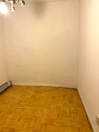 a view of a room with an empty space