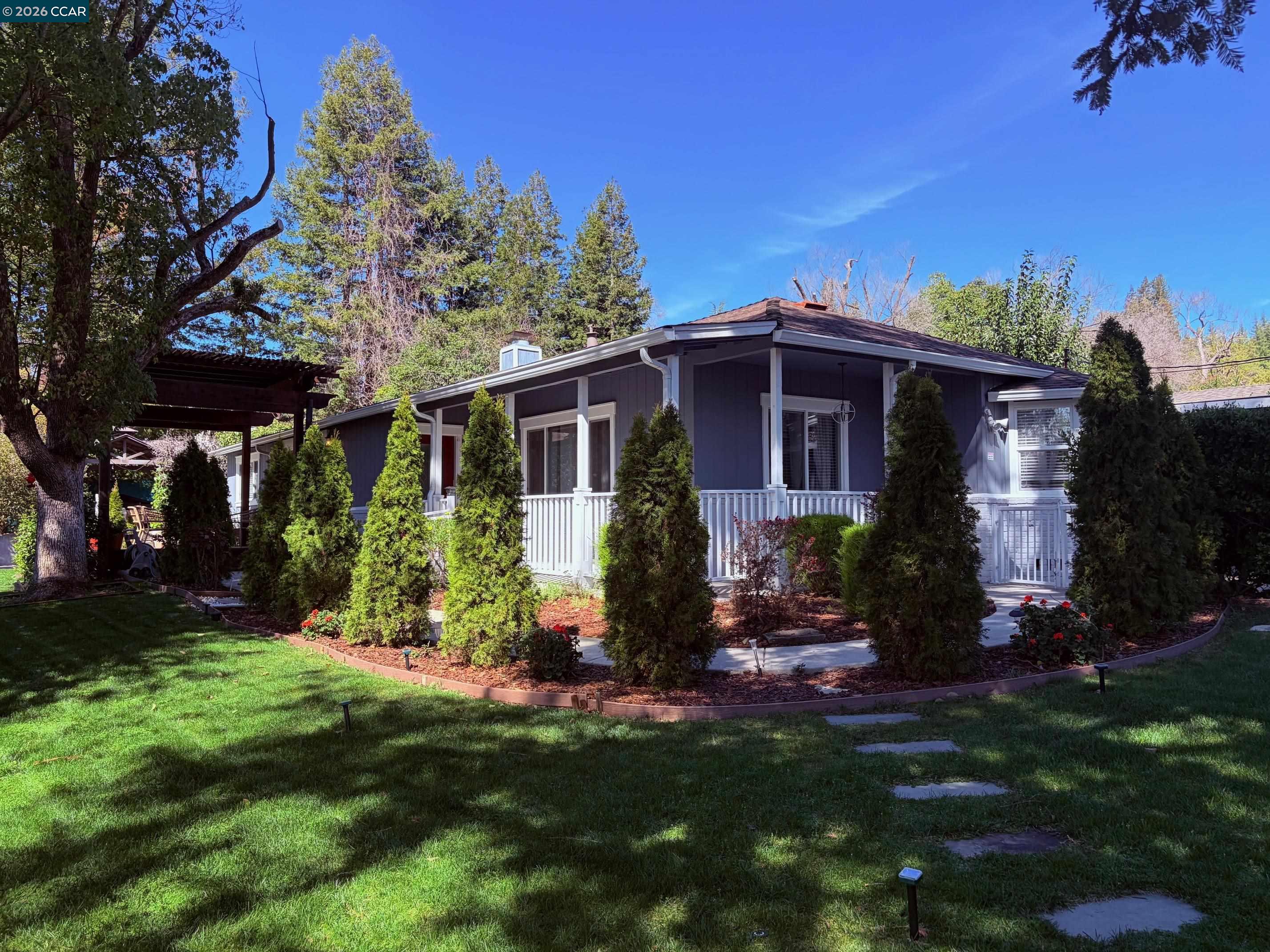 143 Pulido Road Danville, CA 94526 - Photo 19 of 27 a view of a house with a yard