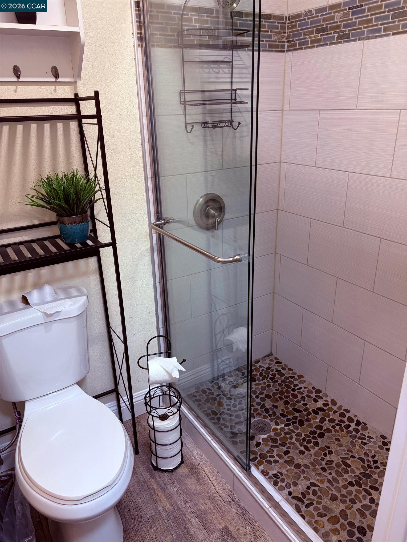 143 Pulido Road Danville, CA 94526 - Photo 23 of 27 a bathroom with a toilet and a shower