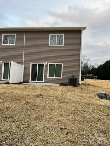 a house that has a large window in it