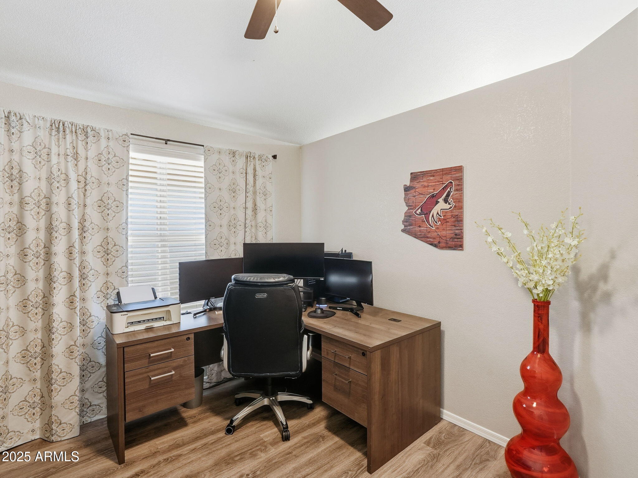 1516 East Cheyenne Street Gilbert, AZ 85296 - Photo 21 of 73 a view of a workspace with furniture and a window