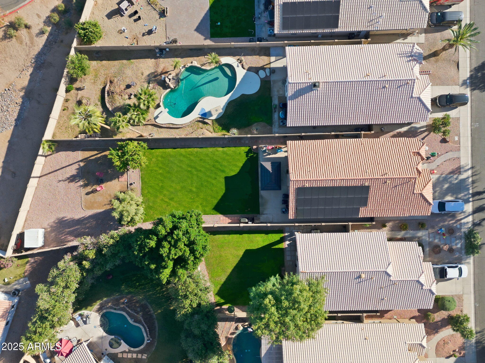 1516 East Cheyenne Street Gilbert, AZ 85296 - Photo 61 of 73 an aerial view of a house with a garden