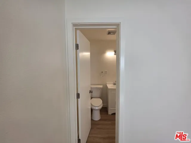 a bathroom with a toilet