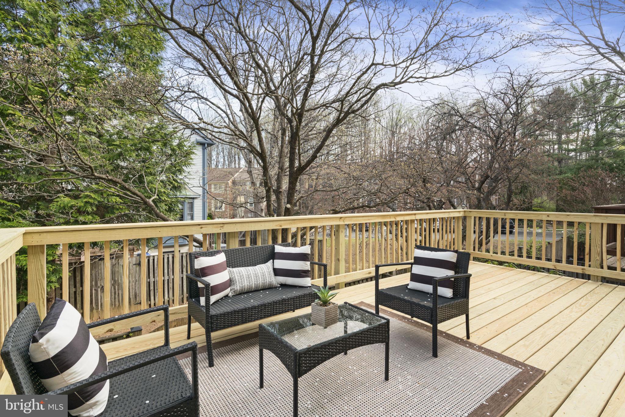 2891 Kelly Square Vienna, VA 22181 - Photo 32 of 39 a view of a two chairs in the deck
