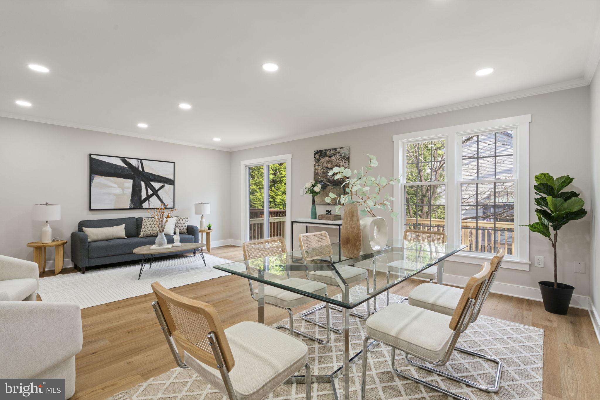2891 Kelly Square Vienna, VA 22181 - Photo 6 of 39 a living room with furniture and a large window