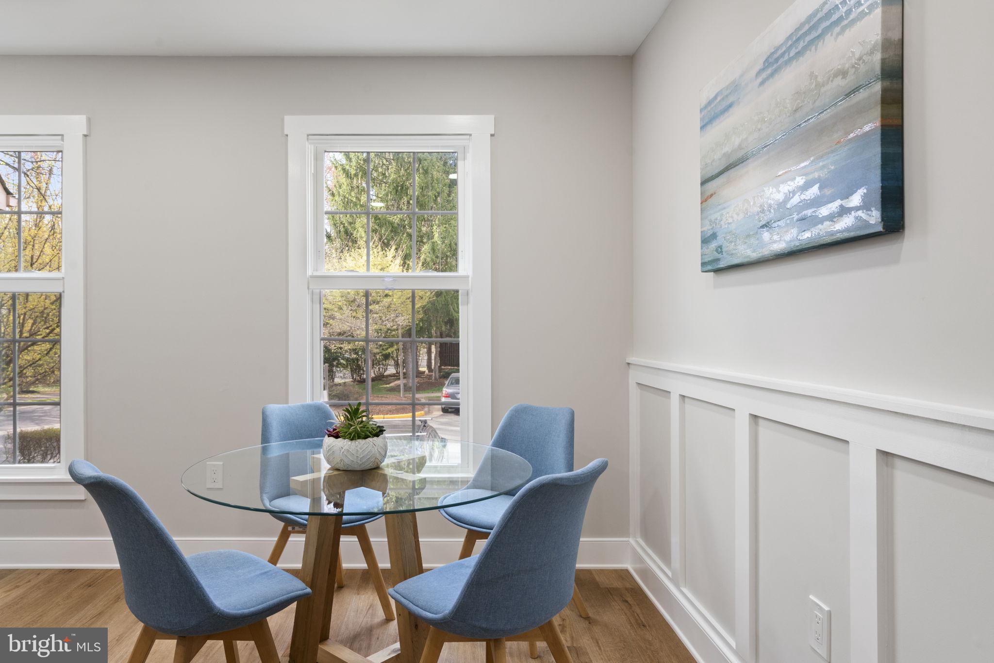 2891 Kelly Square Vienna, VA 22181 - Photo 9 of 39 a view of a dining room with furniture window and outside view