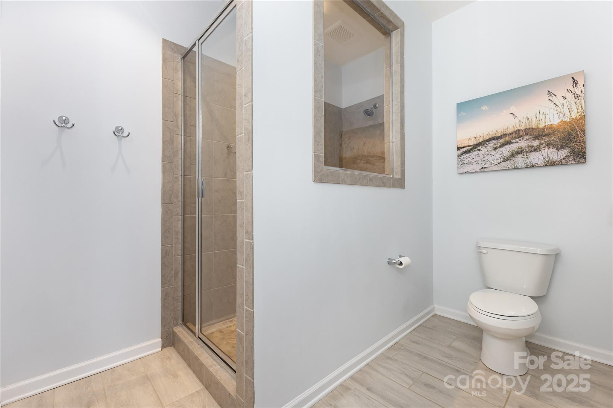 717 Swift Run Tega Cay, SC 29708 - Photo 19 of 39 a bathroom with a toilet and a painting on the wall