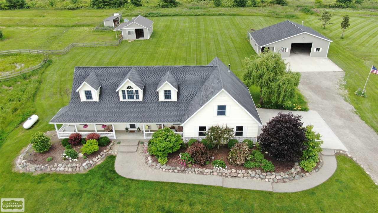 1665 Berville Road Allenton, MI 48002 - Photo 2 of 66 Aerial Front
