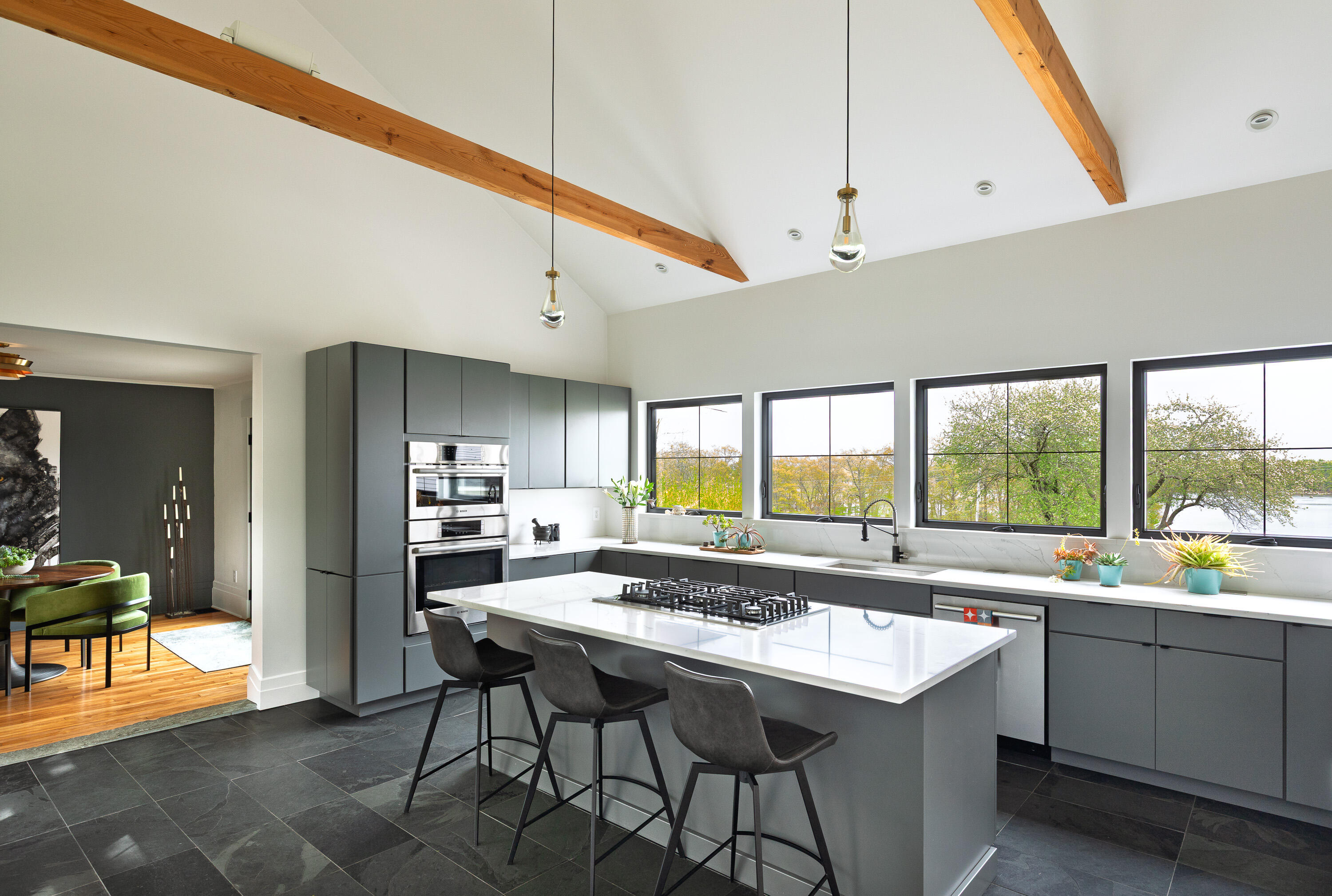 27 Varney Ml Road Bath, ME 04530 - Photo 5 of 48 Kitchen with views from every window