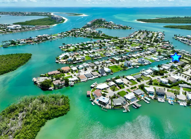 a view of a golf course with a lake