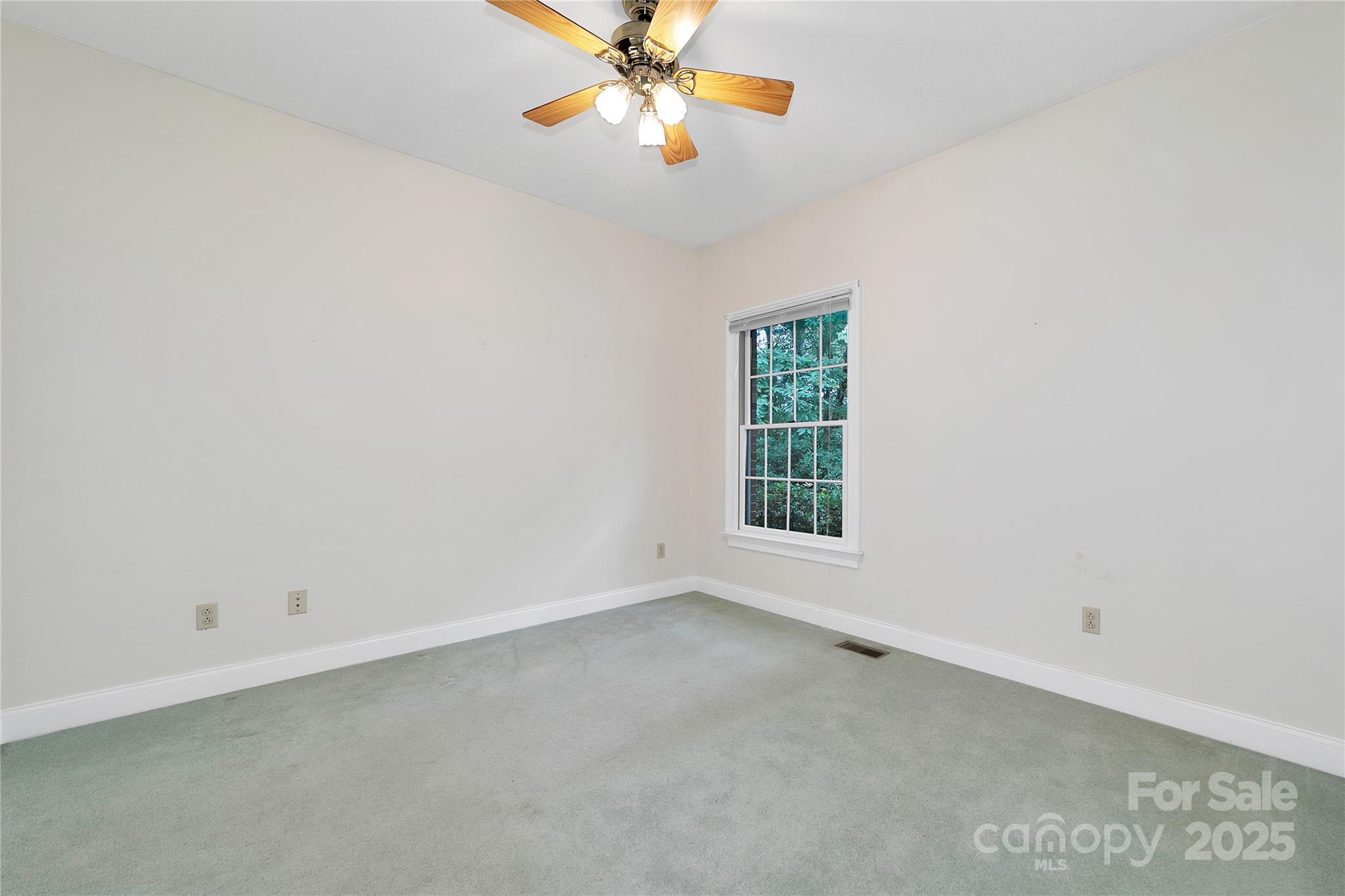 273 Inoli Circle Brevard, NC 28712 - Photo 41 of 47 an empty room with windows and chandelier fan