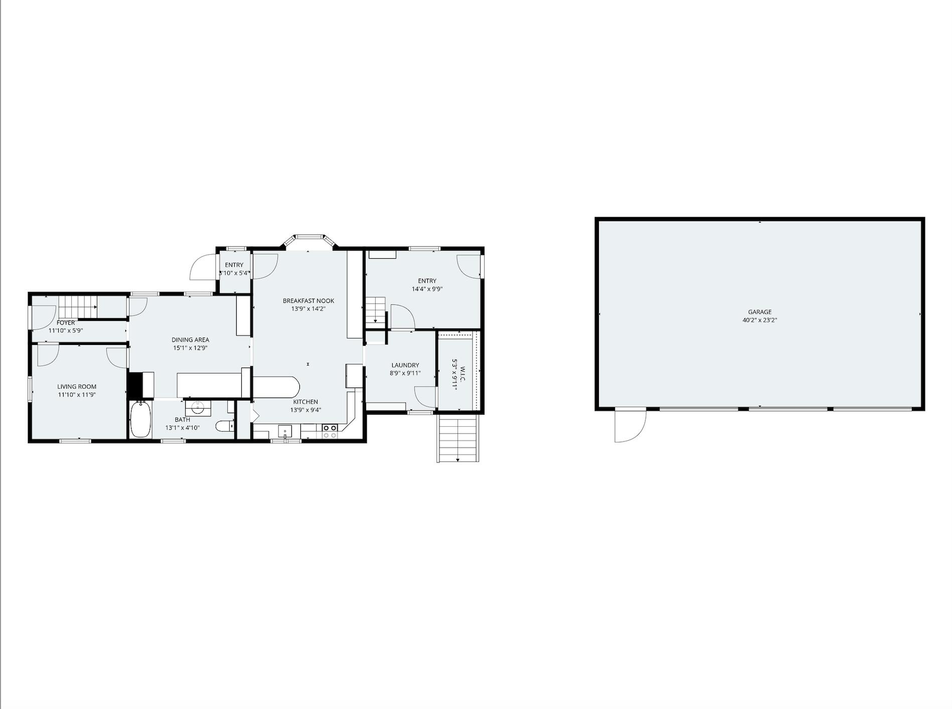 79 Harrison Avenue Gardiner, ME 04345 - Photo 65 of 66 79 First Floor, Floor Plan