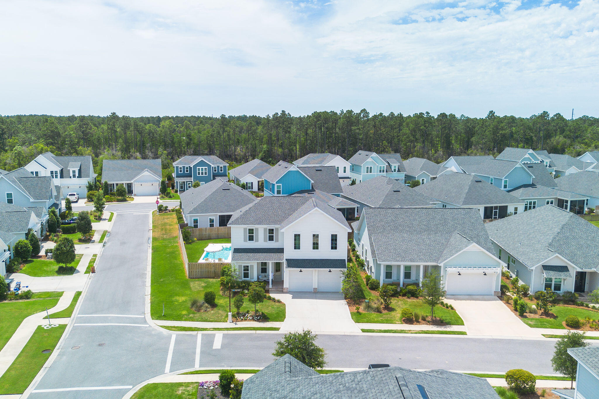 11 Bunting Ln Inlet Beach Inlet Beach, FL 32461 - Photo 53 of 70 an aerial view of multiple house