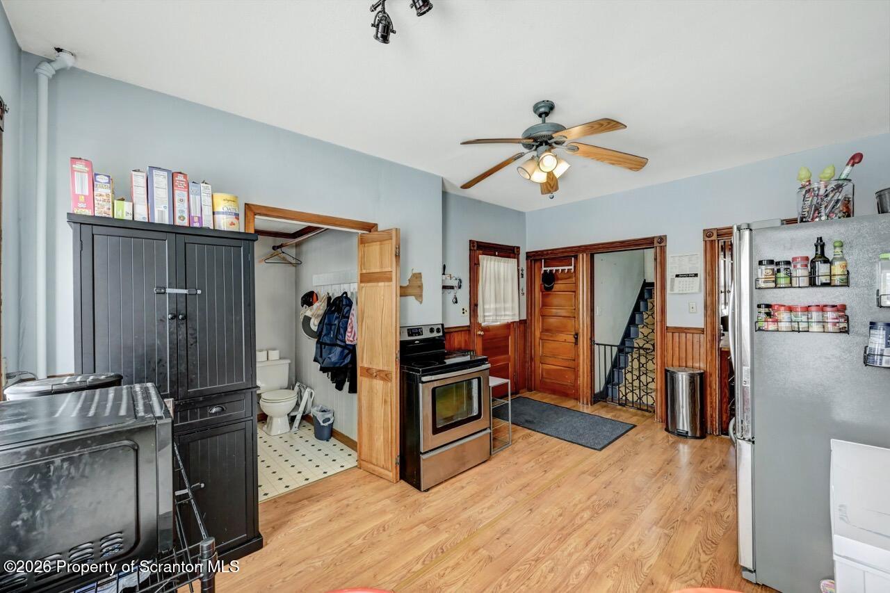 117 West Line Street Olyphant, PA 18447 - Photo 17 of 47 a view of a room with gym equipment