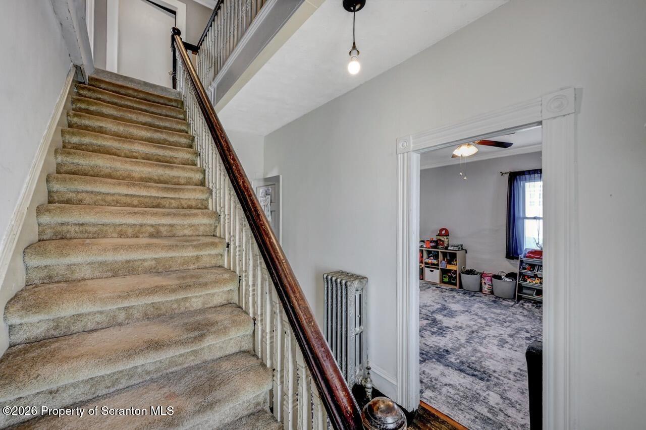 117 West Line Street Olyphant, PA 18447 - Photo 25 of 47 a view of entryway and hall