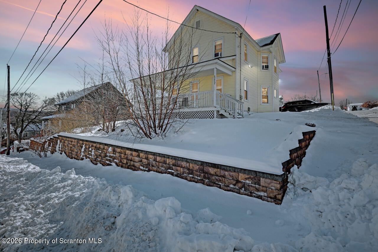 117 West Line Street Olyphant, PA 18447 - Photo 43 of 47 a view of a back yard of the house