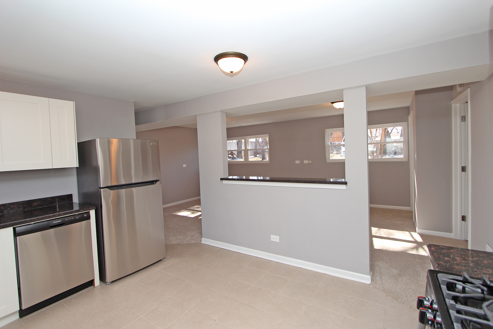 656 Briar Road Wauconda, IL 60084 - Photo 5 of 25 a view of kitchen with refrigerator and window