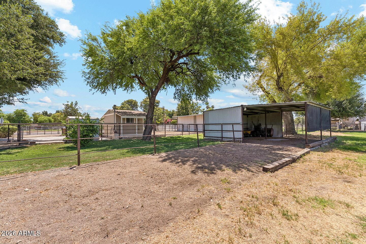 4701 West Greenway Road Glendale, AZ 85306 - Photo 20 of 31 3 Sided Horse Shelter South West View