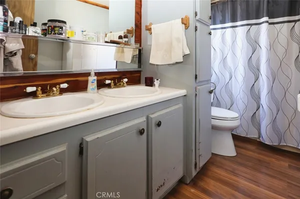 a bathroom with a sink and a toilet