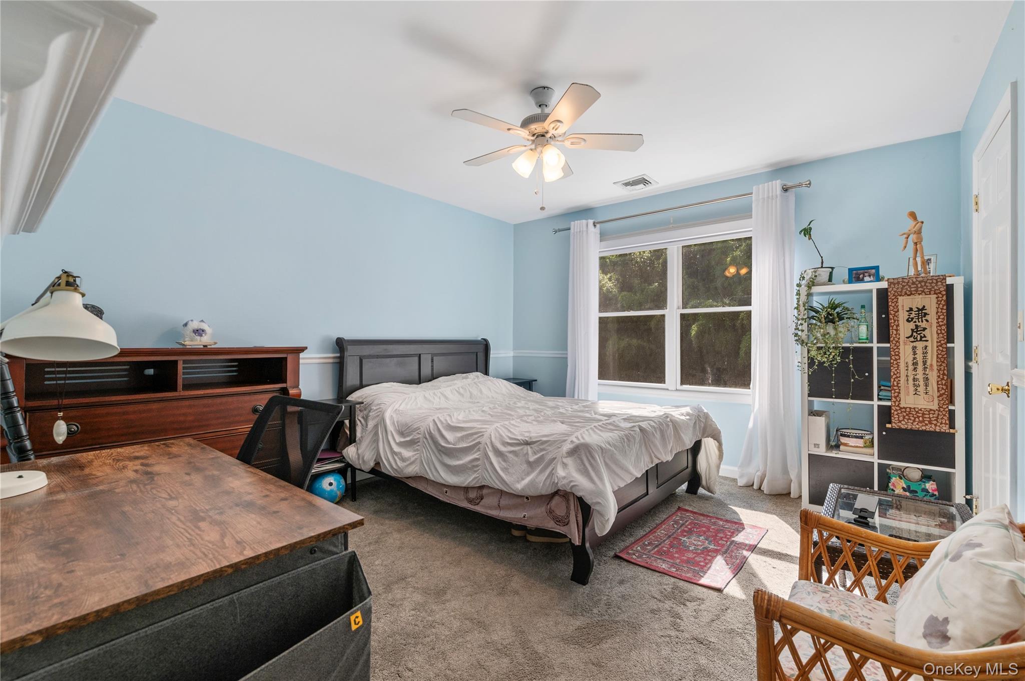 91 Bennetts Road East Setauket, NY 11733 - Photo 17 of 31 Bedroom featuring carpet flooring and a ceiling fan