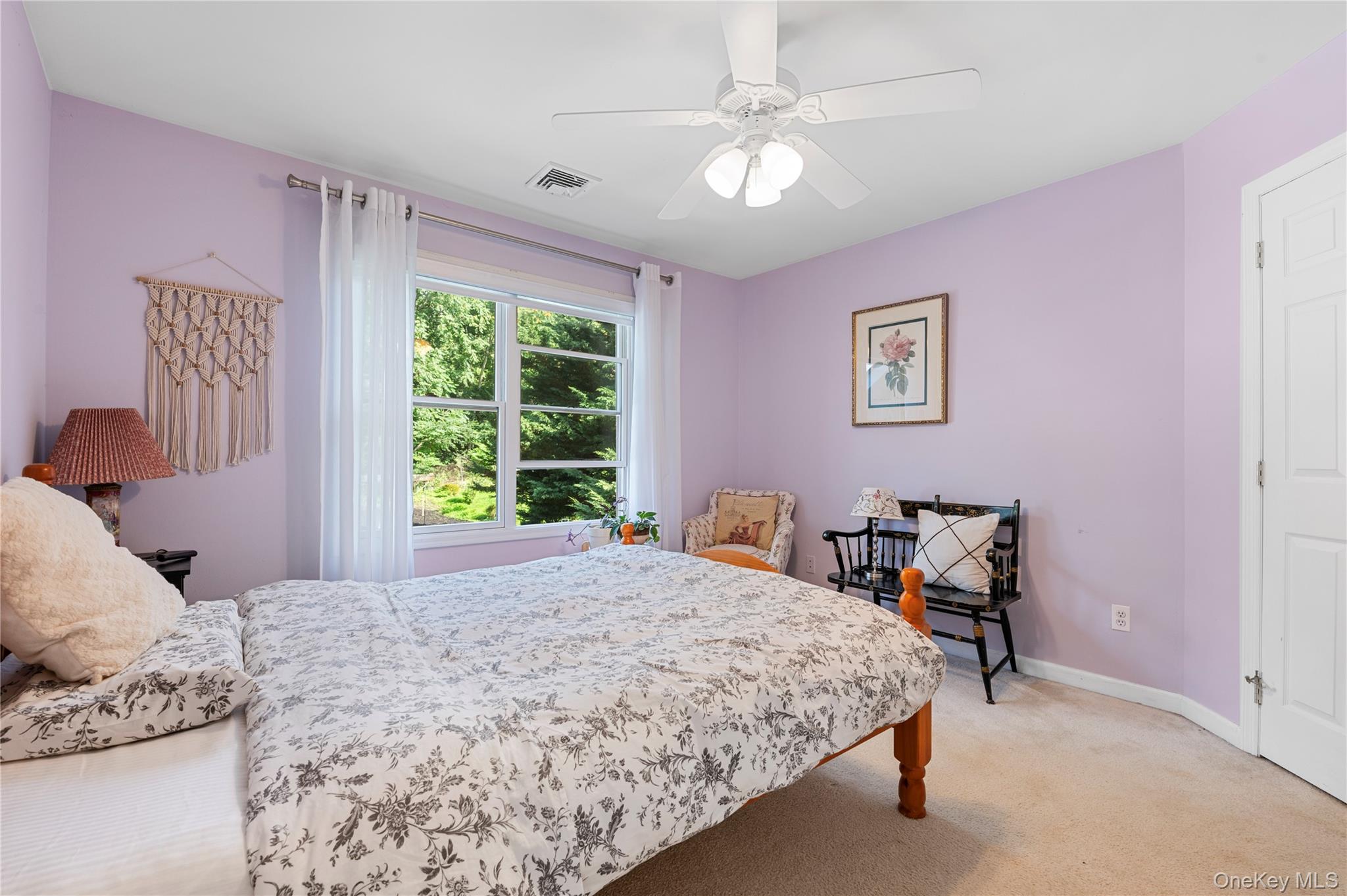 91 Bennetts Road East Setauket, NY 11733 - Photo 19 of 31 Bedroom featuring light carpet and a ceiling fan