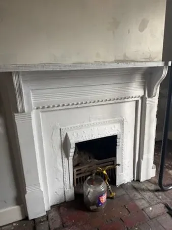 a room with gym equipment