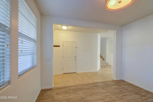 a view of an empty room