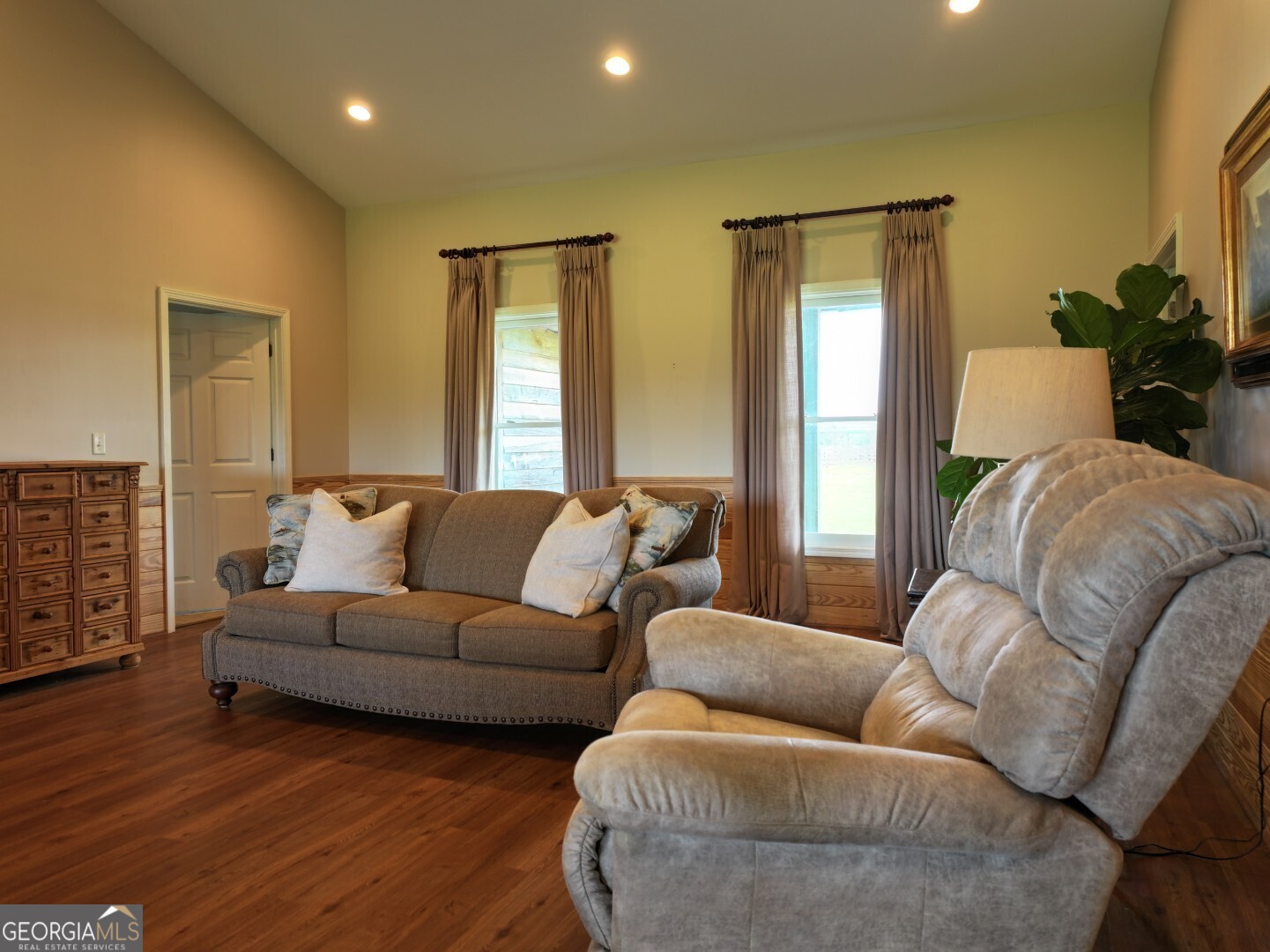 1412 Clark Road Blakely, GA 39823 - Photo 11 of 46 a living room with furniture and a large window