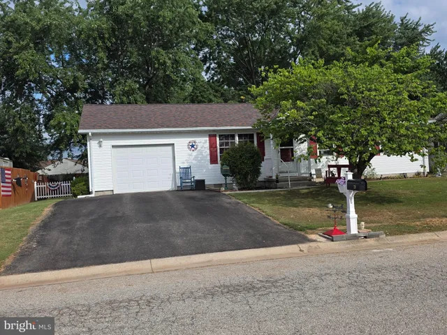 a view of backyard of house