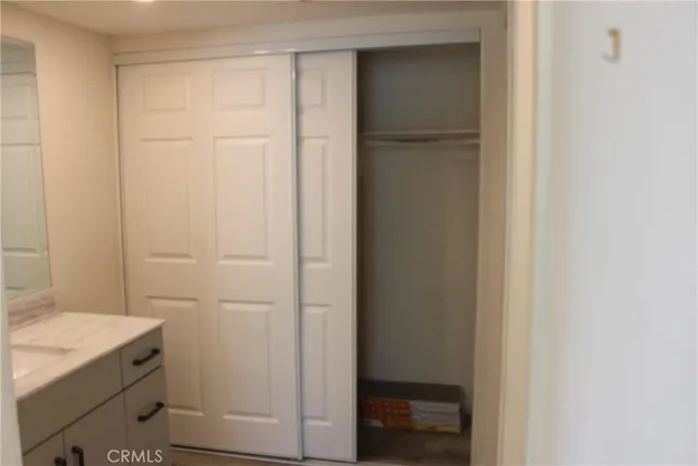 a view of walk in closet