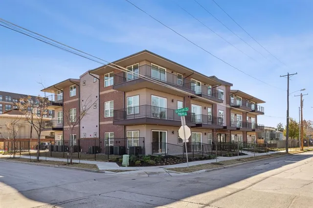 a front view of a building