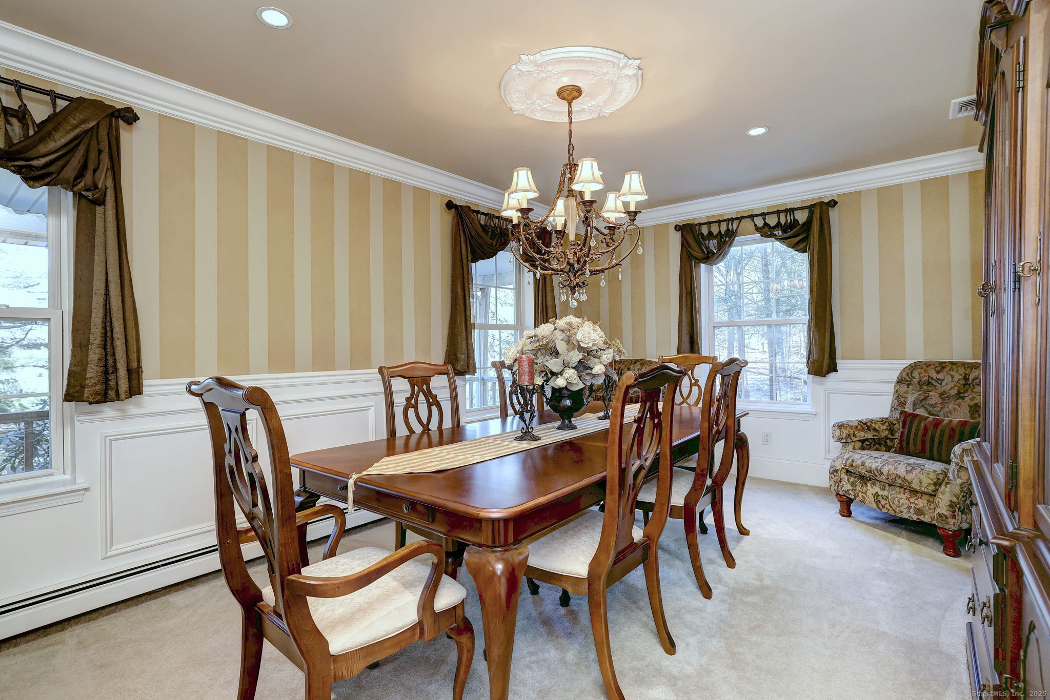 238 Turkey Roost Road Monroe, CT 06468 - Photo 11 of 34 a view of a dining room with furniture and window