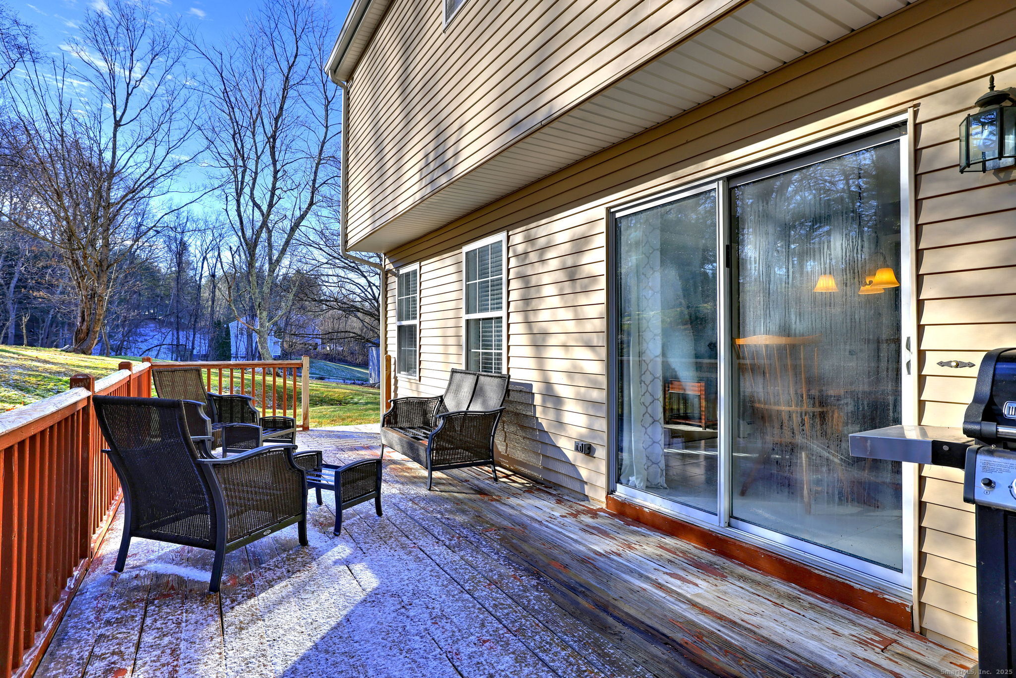 238 Turkey Roost Road Monroe, CT 06468 - Photo 5 of 34 a view of a balcony with chairs